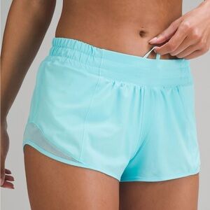 Lululemon Athletica Blue Athletic Shorts Lightweight Moisture-Wicking